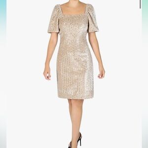 Julia Jordan Puff Sleeve Dress